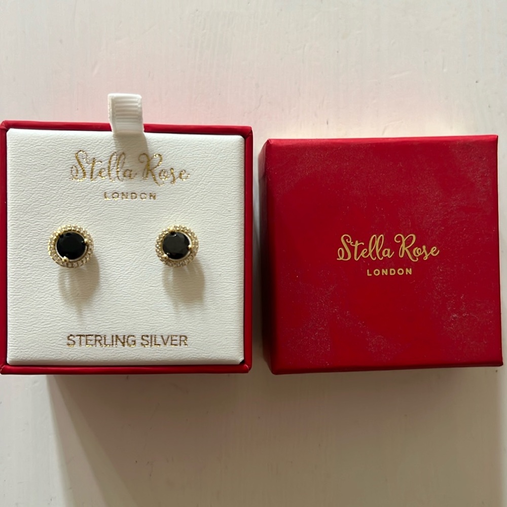 Gold Sterling Silver Earrings
